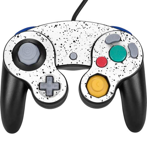 White Speckle Nintendo GameCube Controller Skin