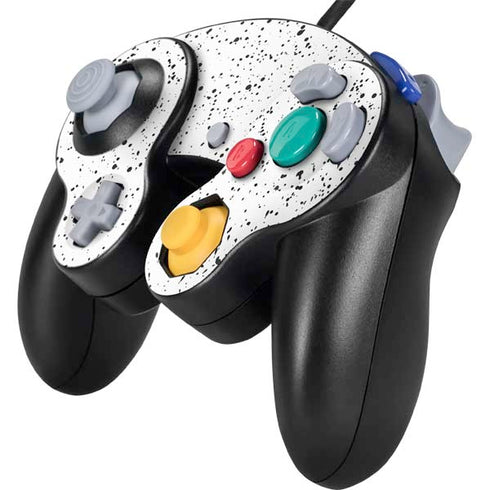 White Speckle Nintendo GameCube Controller Skin