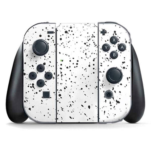 White Speckle Nintendo Switch (2017-2021) Joy-Con Controller Skin
