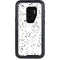 White Speckle Otterbox Defender Galaxy Skin