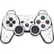 White Speckle PS3 Dual Shock wireless controller Skin