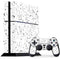 White Speckle PS4 Console and Controller Bundle Skin