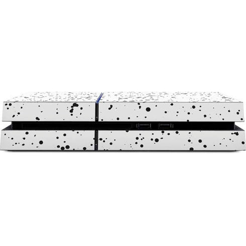 White Speckle PS4 Console Skin