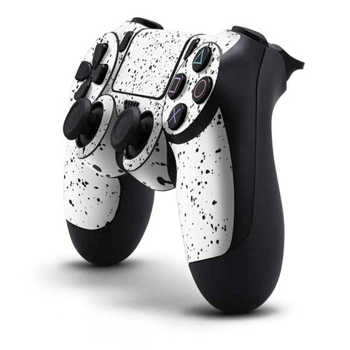 White Speckle PS4 Controller Skin