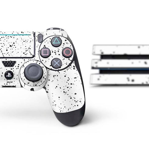 White Speckle PS4 Pro Bundle Skin
