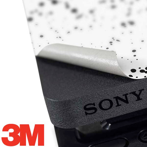 White Speckle PS4 Slim Skin