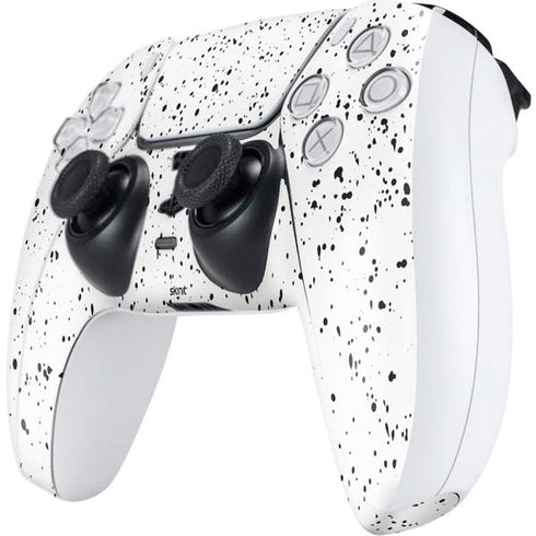 White Speckle PS5 Controller Skin
