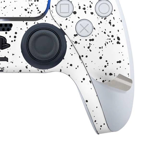White Speckle PS5 Controller Skin