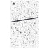 White Speckle PS5 Slim Disk Console Skin
