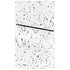 White Speckle PS5 Slim Disk Console Skin