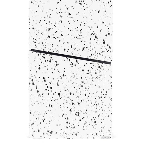 White Speckle PS5 Slim Digital Edition Bundle Skin