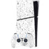 White Speckle PS5 Slim Digital Edition Console Skin
