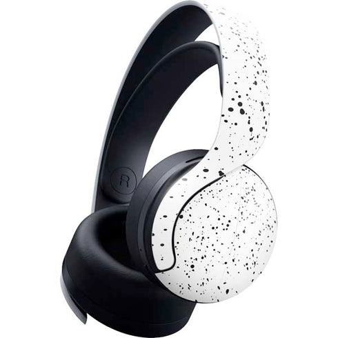White Speckle PULSE 3D Wireless Headset for PS5 Skin