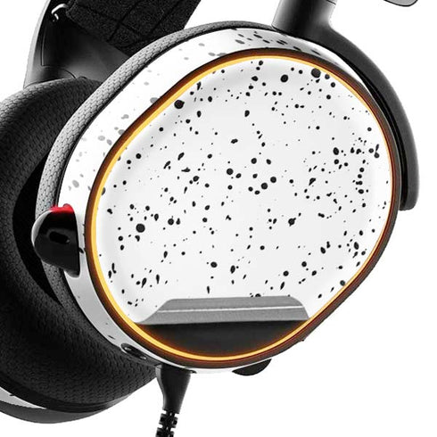 White Speckle SteelSeries Arctis 5 Skin