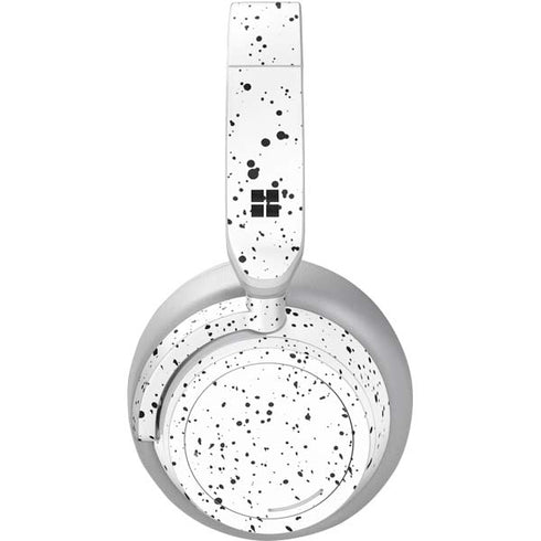 White Speckle Surface Headphones Skin