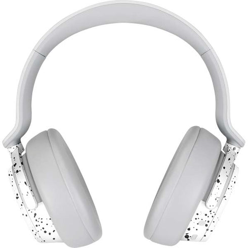 White Speckle Surface Headphones Skin