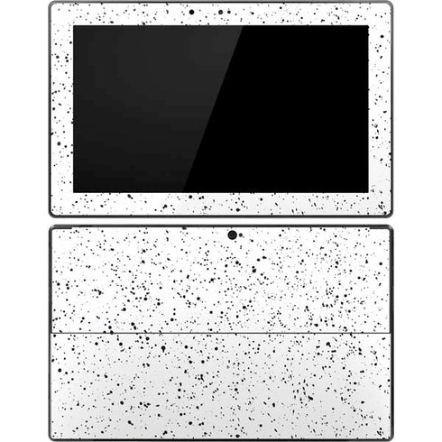 White Speckle Surface Pro Tablet Skin