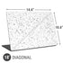 White Speckle Universal Laptop 18in (14.6 x 10.6in) Skin