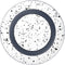 White Speckle Wireless Charger Skin