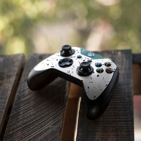 White Speckle Xbox One Controller Skin