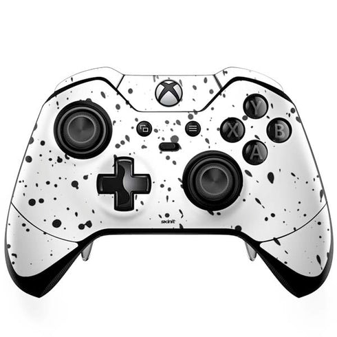 White Speckle Xbox One Elite Controller Skin