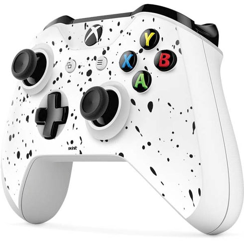 White Speckle Xbox One S All-Digital Edition Bundle Skin