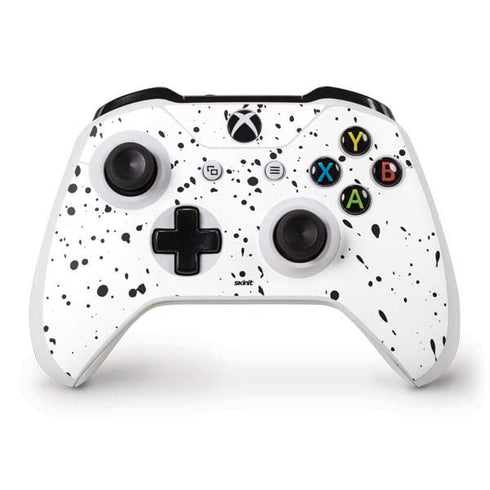 White Speckle Xbox One S Controller Skin