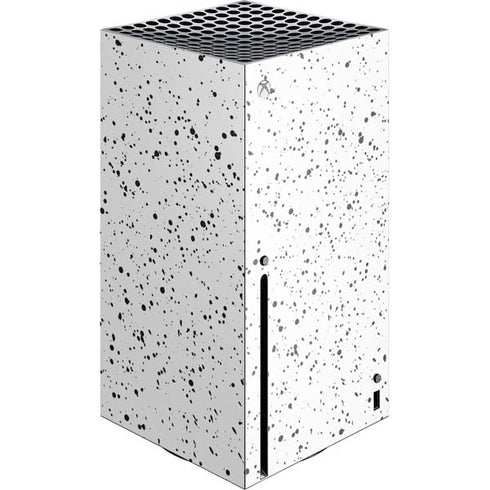 White Speckle Xbox Series X Console Skin