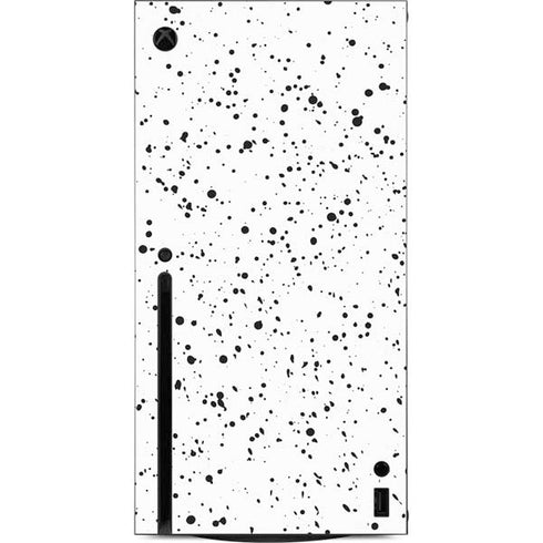 White Speckle Xbox Series X Console Skin