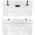 White Speckle YETI Tundra 75 Hard Cooler Skin