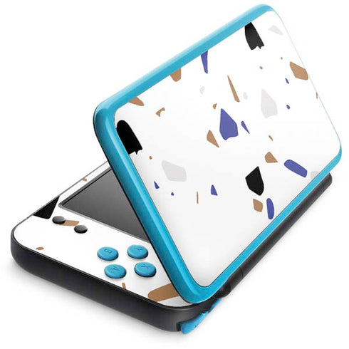White Terrazzo Nintendo 2DS XL (2017) Skin