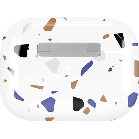 White Terrazzo AirPods Pro 2nd Gen Skin