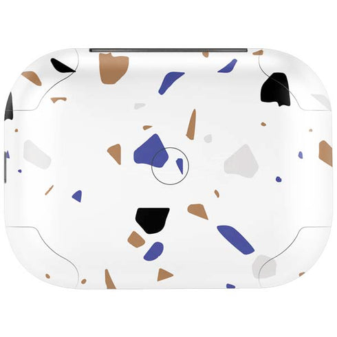 White Terrazzo Amazon Echo Buds Skin