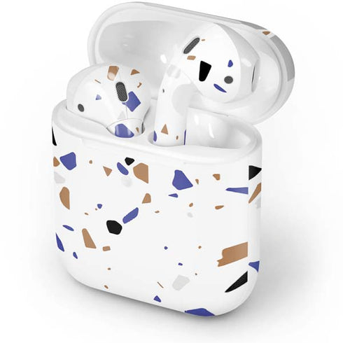 White Terrazzo Apple AirPods 2 Skin