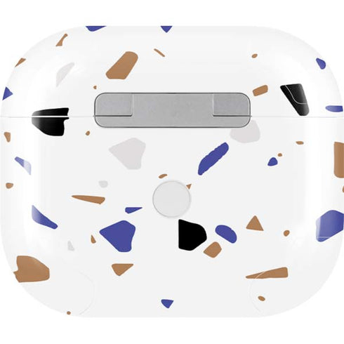White Terrazzo Apple AirPods (3rd Gen 2021) Skin