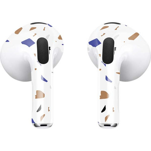 White Terrazzo Apple AirPods (3rd Gen 2021) Skin