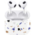 White Terrazzo Apple AirPods (3rd Gen 2021) Skin