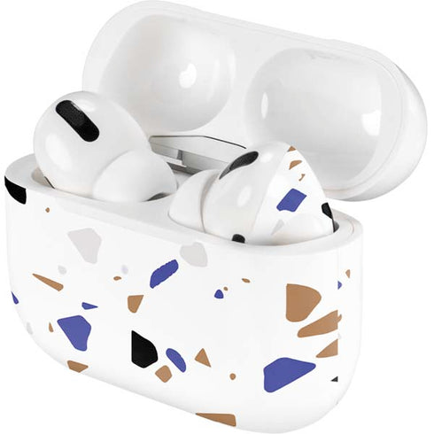 White Terrazzo Apple AirPods Pro Skin