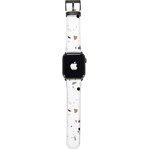 White Terrazzo Apple Watch Band 42-44mm