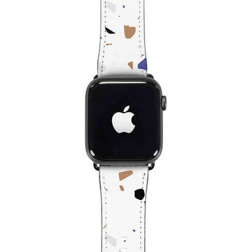 White Terrazzo Apple Watch Band 38-40mm