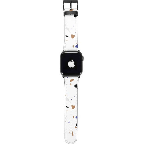 White Terrazzo Apple Watch Band 38-40mm