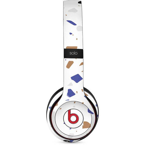 White Terrazzo Beats Solo 2 Wireless Skin
