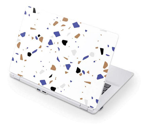 White Terrazzo Acer Chromebook Skin