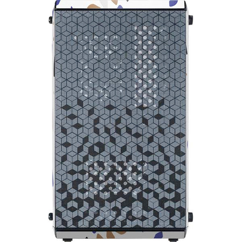 White Terrazzo Cooler Master MasterBox Q300L Mini Tower Skin