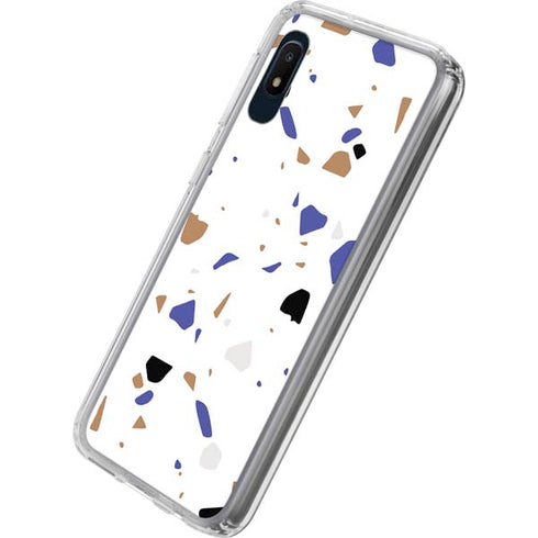 White Terrazzo Galaxy A10e Clear Case