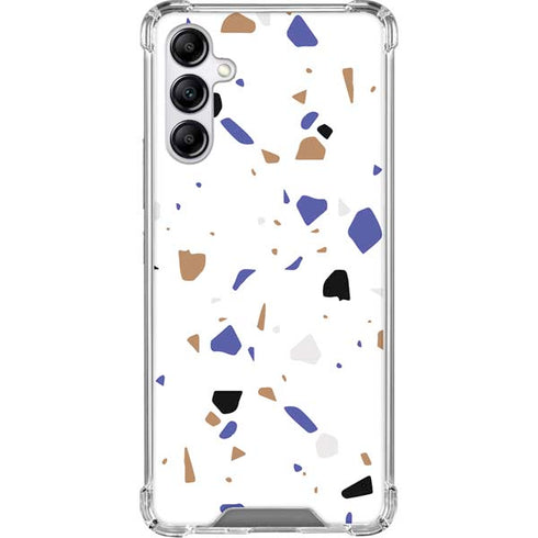 White Terrazzo Galaxy A15 5G Clear Case