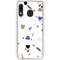 White Terrazzo Galaxy A20 Clear Case