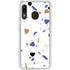White Terrazzo Galaxy A20 Clear Case