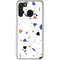 White Terrazzo Galaxy A21 Clear Case