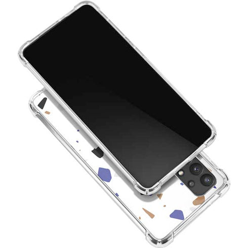 White Terrazzo Galaxy A32 5G Clear Case